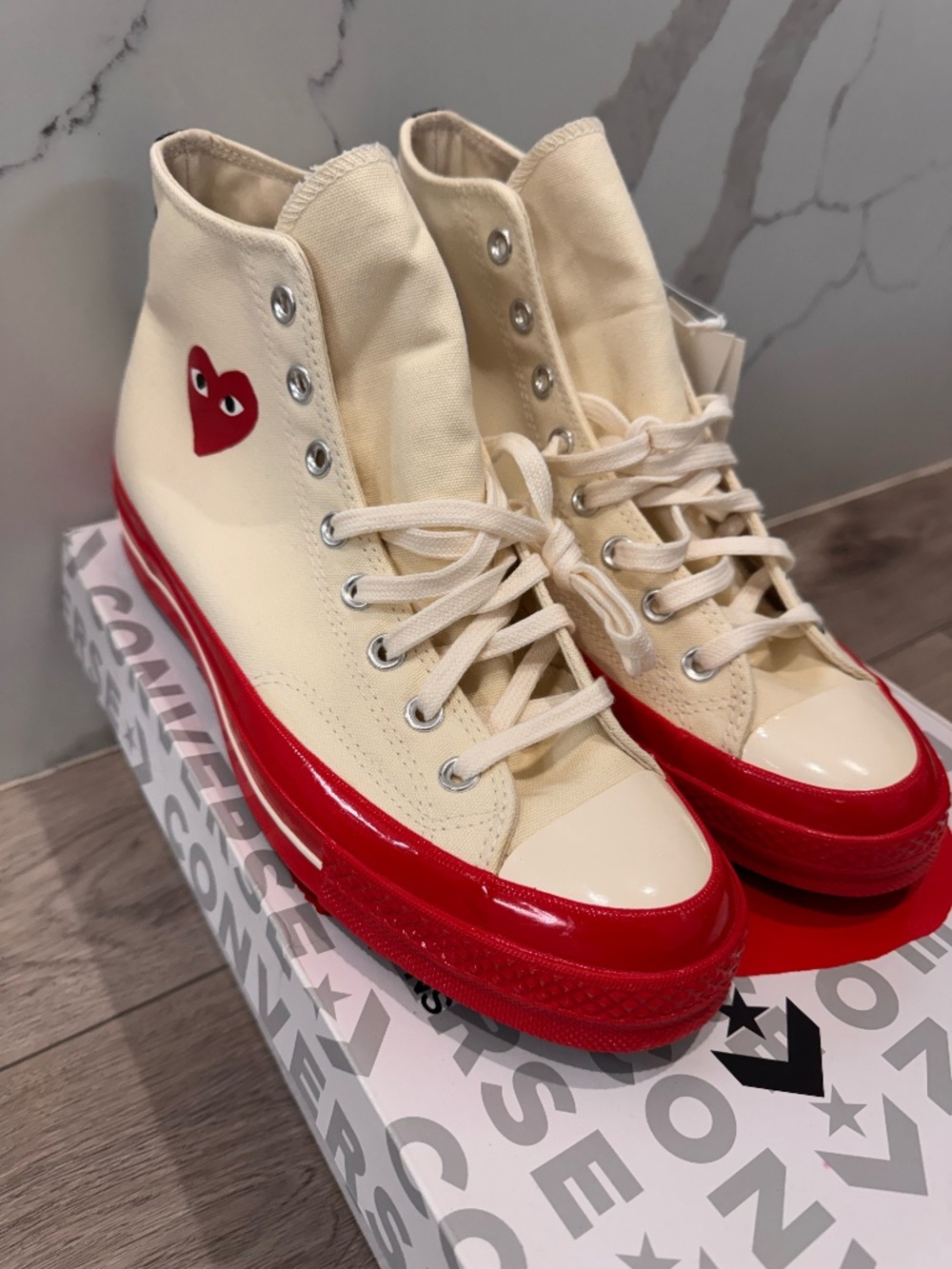 Comme des Garçons Play x Converse Chuck 70 High 'Pristine Red'